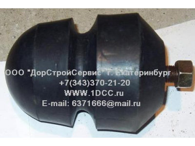 Отбойник рессоры передней круглый с болтом H2/H3 HOWO (ХОВО) WG9725521210 фото 1 Ярославль