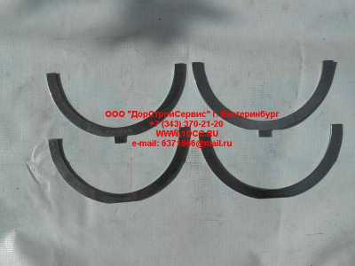 Полукольца коленвала упорные (комплект 4шт) D12 A7 HOWO A7 AZ1246010036 фото 1 Ярославль